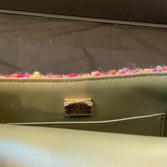 Chanel Quilted Tweed Mini Classic Square Single Flap Bag - Picture 10 of 11